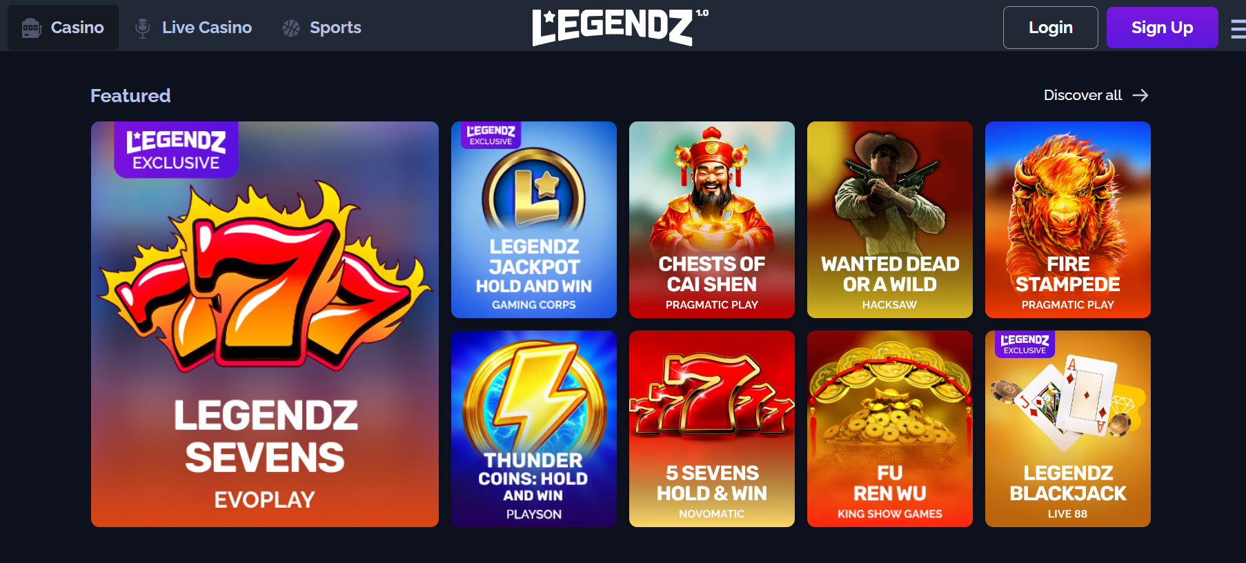 Legendz Casino